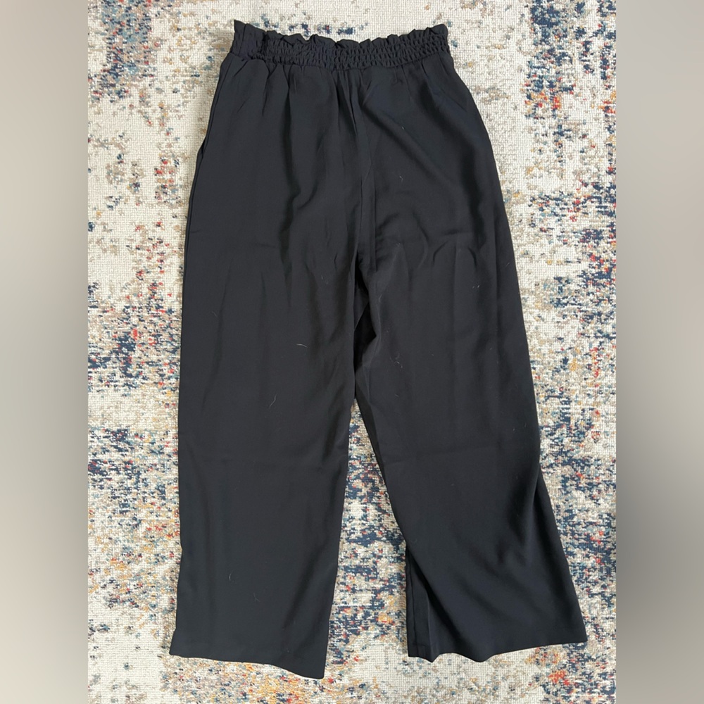 Girls H&M Black Elastic Waist Trousers - Picture 6 of 6
